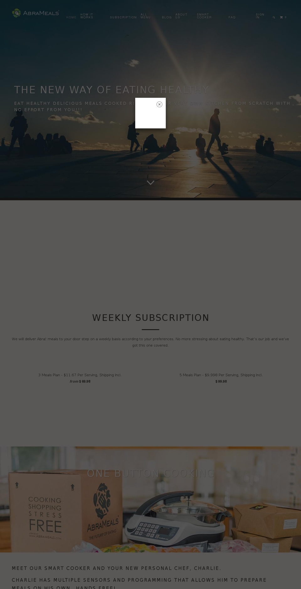 abraneals.com shopify website screenshot