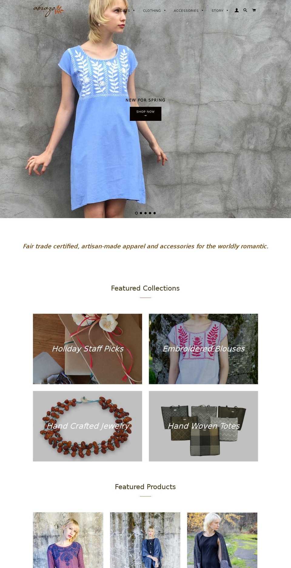 abrazostyle.com shopify website screenshot