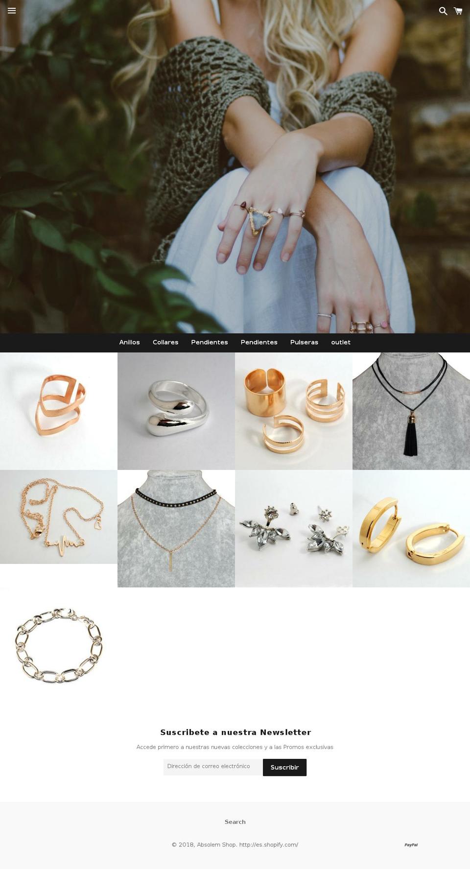 absolemshop.com — Shopify storefront screenshot
