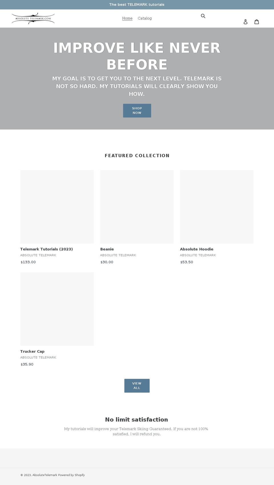 absolute-telemark.myshopify.com shopify website screenshot
