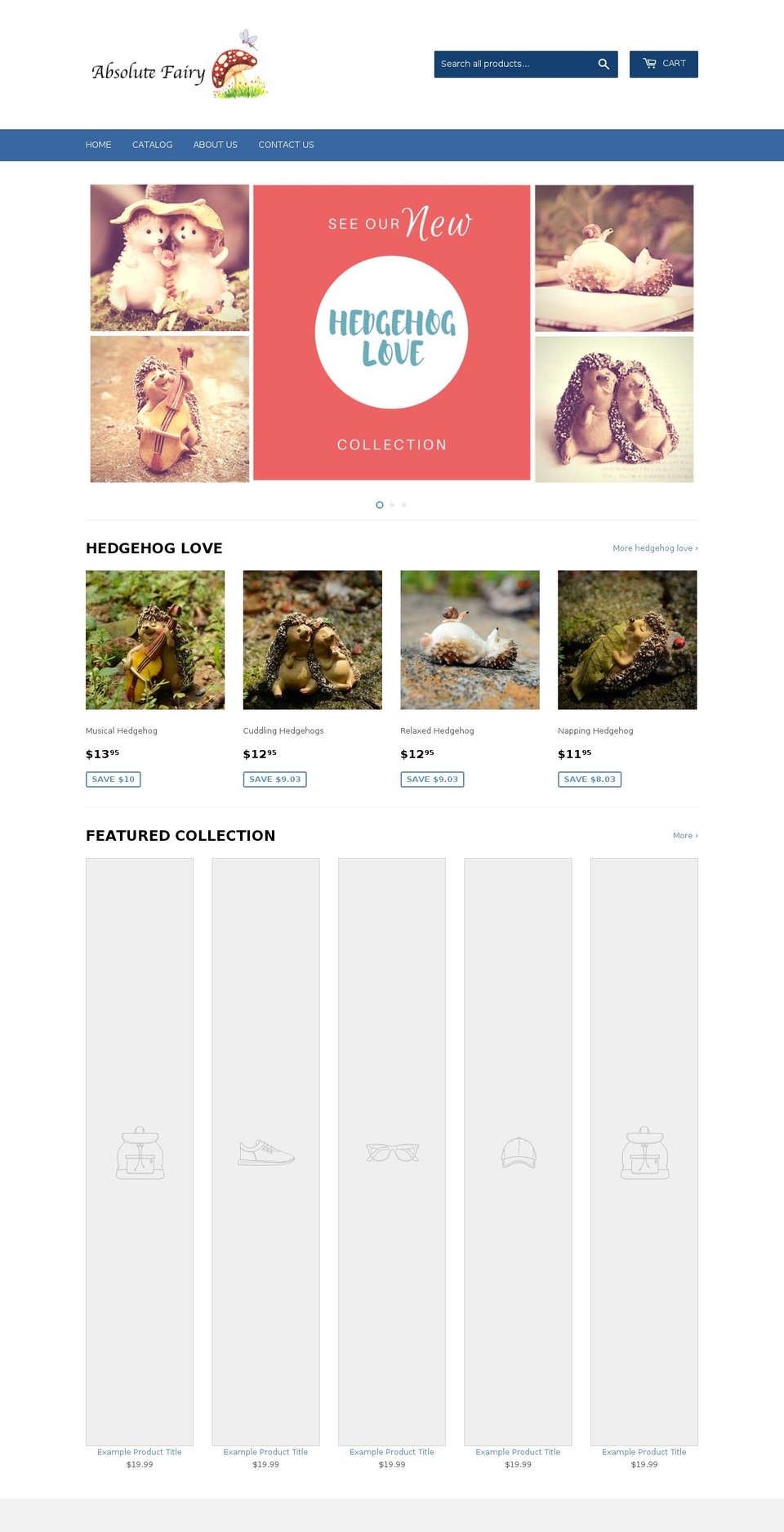 absolutefairy.com — Shopify storefront screenshot