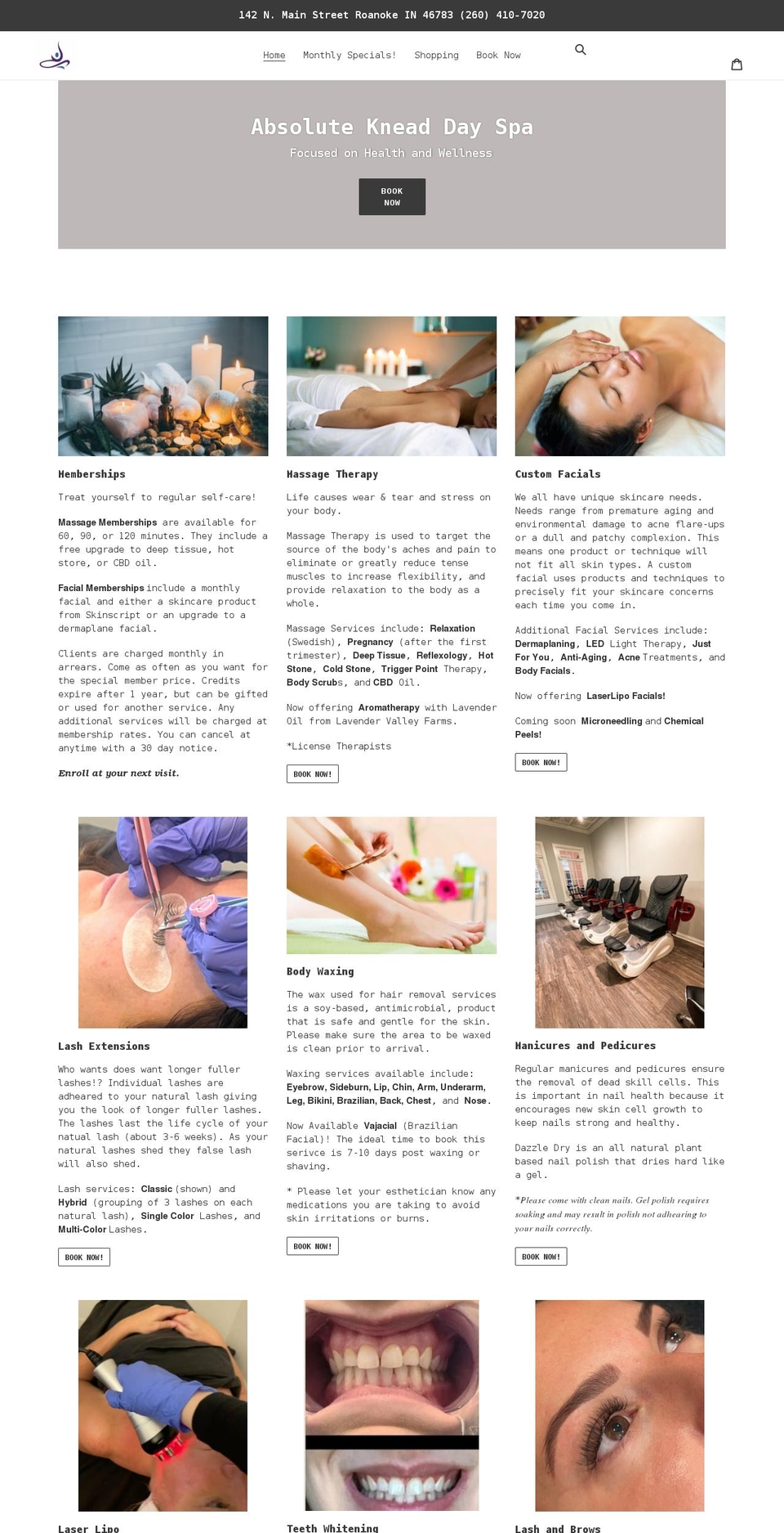 absoluteknead.com shopify website screenshot