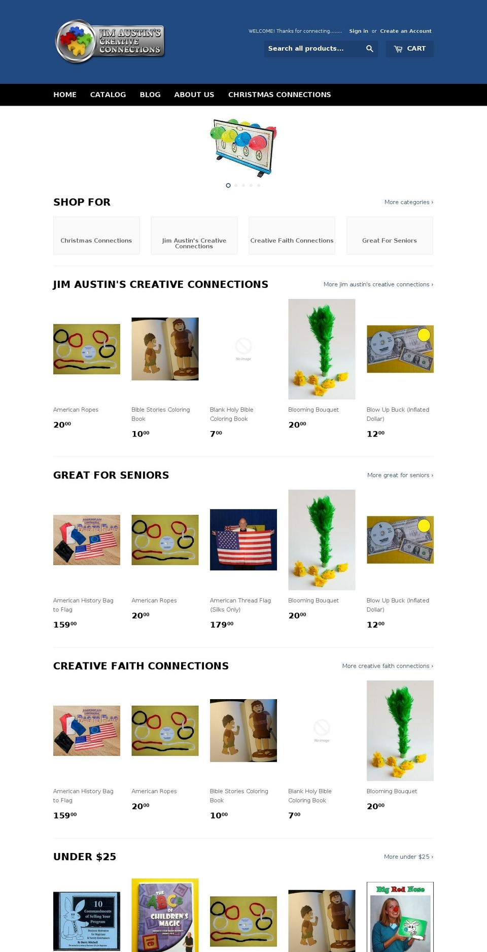 absolutelyjim.com shopify website screenshot