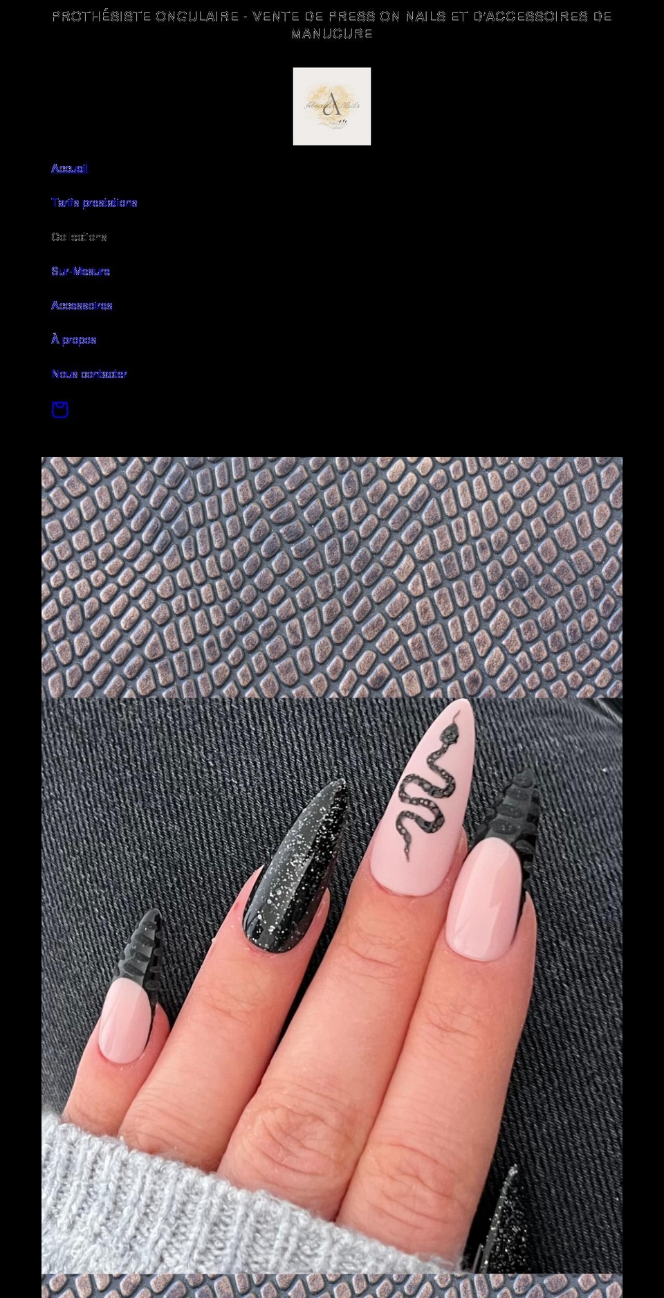 absolutnails.com shopify website screenshot