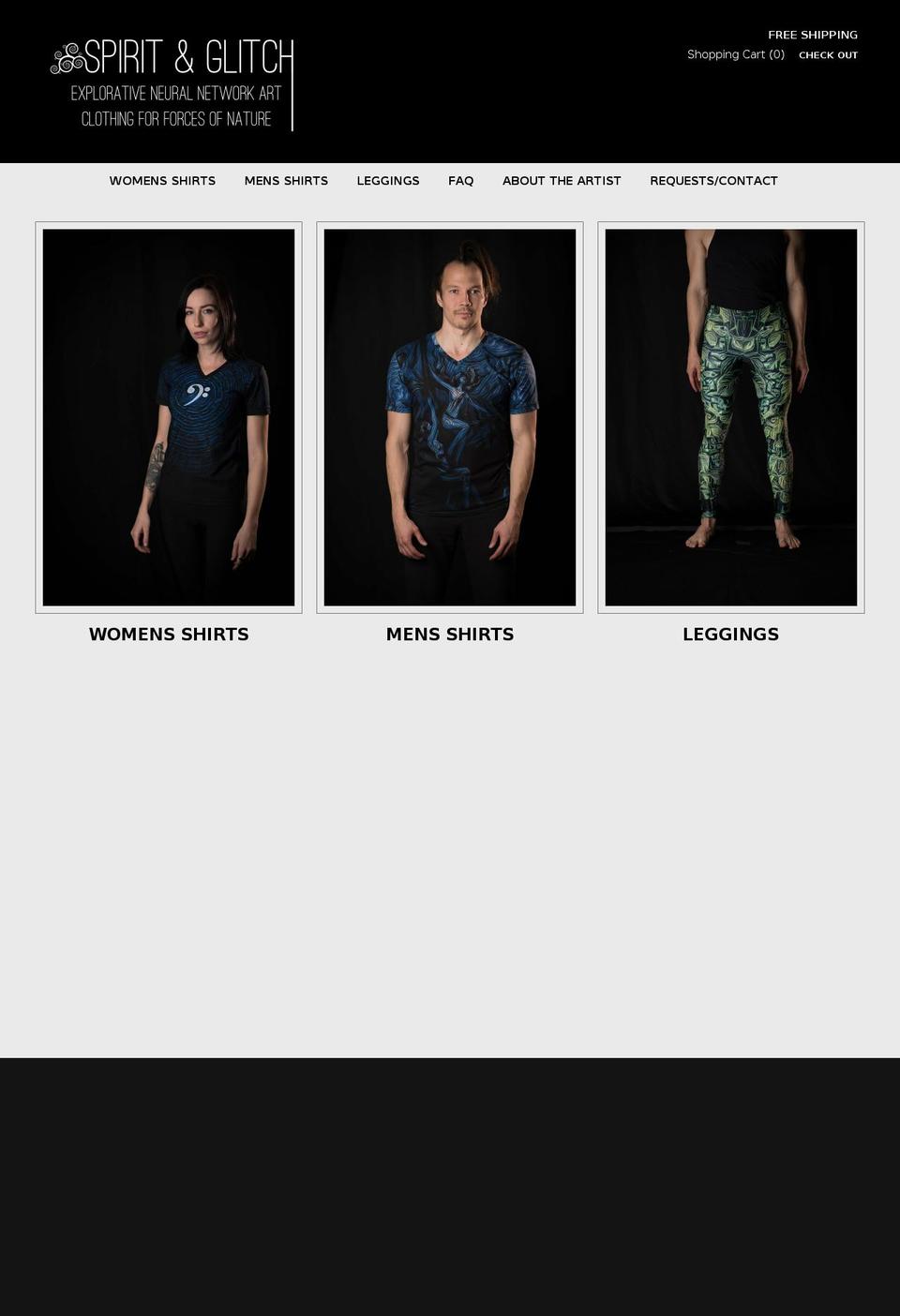 abstractionlayerthreads.com — Shopify storefront screenshot