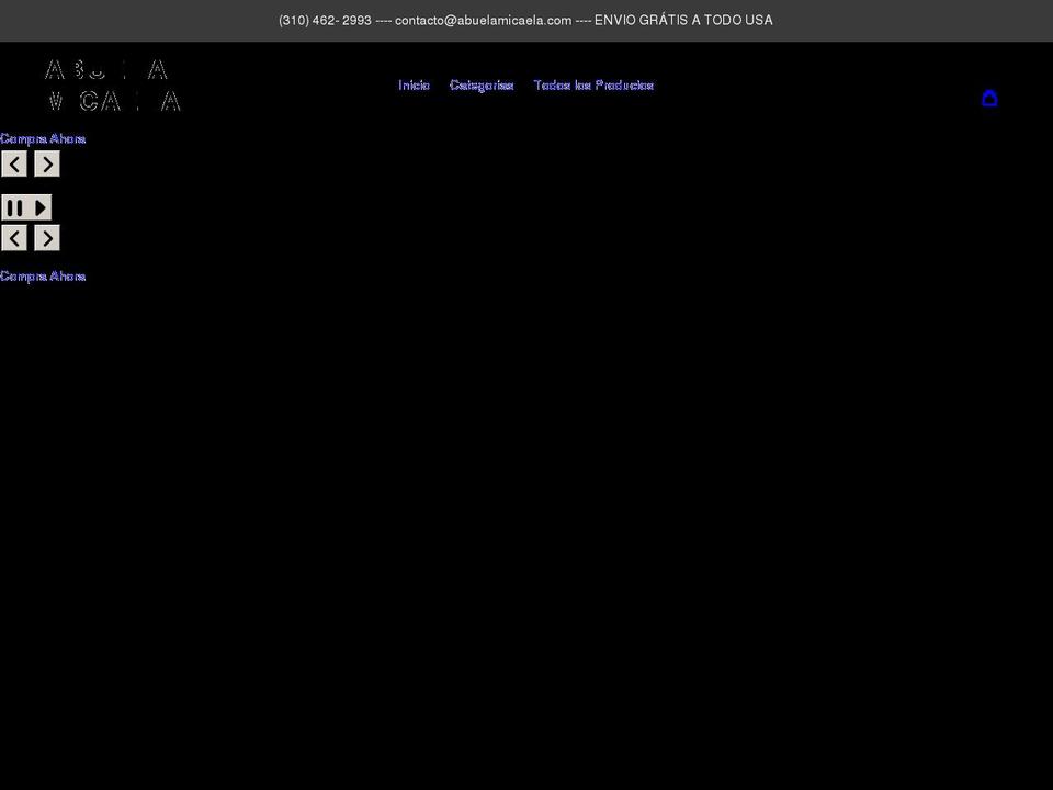 abuelamicaela.com shopify website screenshot