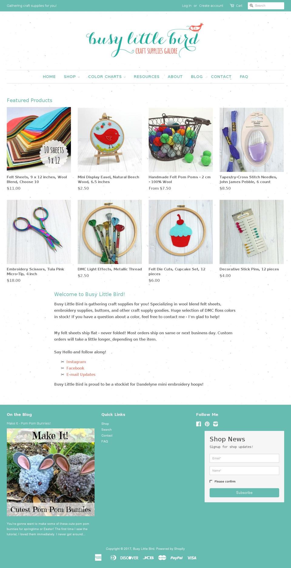 abusylittlebird.com shopify website screenshot