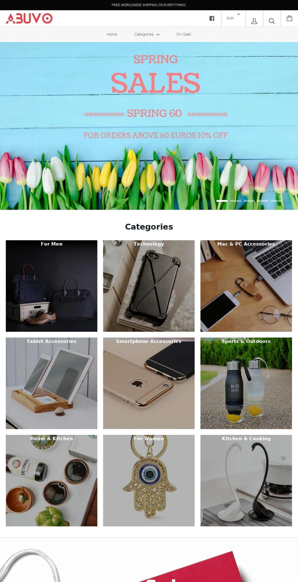 shopify-kagami Shopify theme site example abuvo.com
