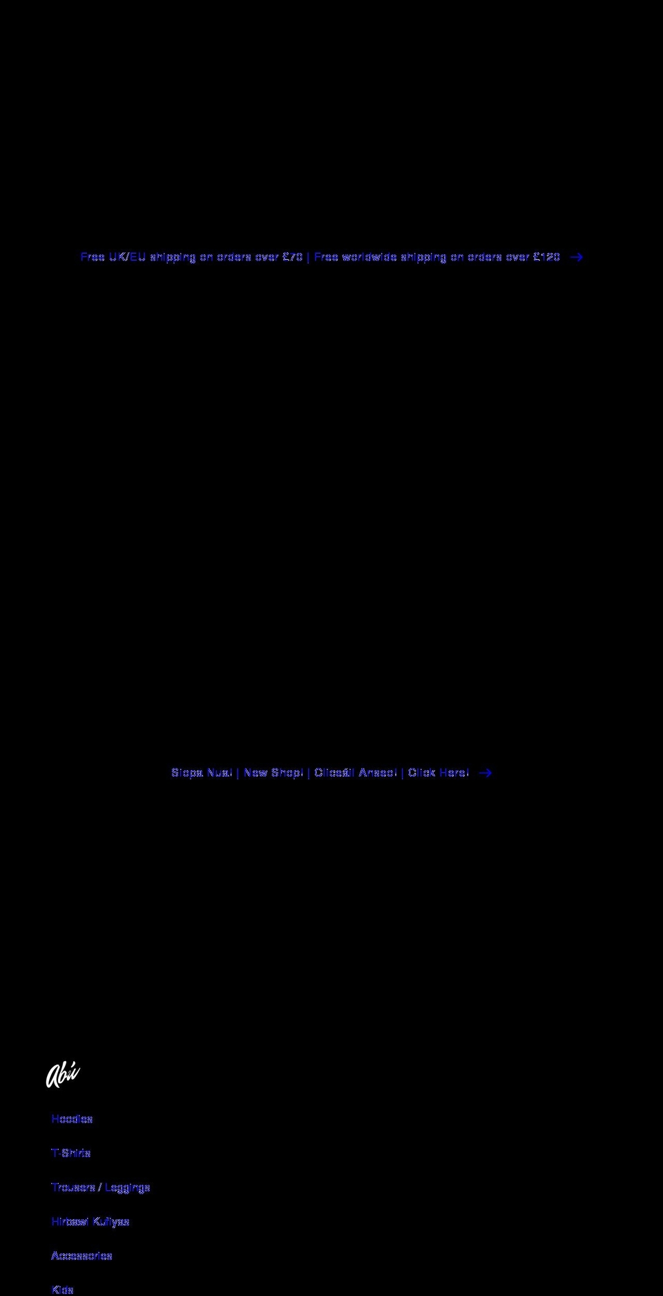 abuwear.com shopify website screenshot
