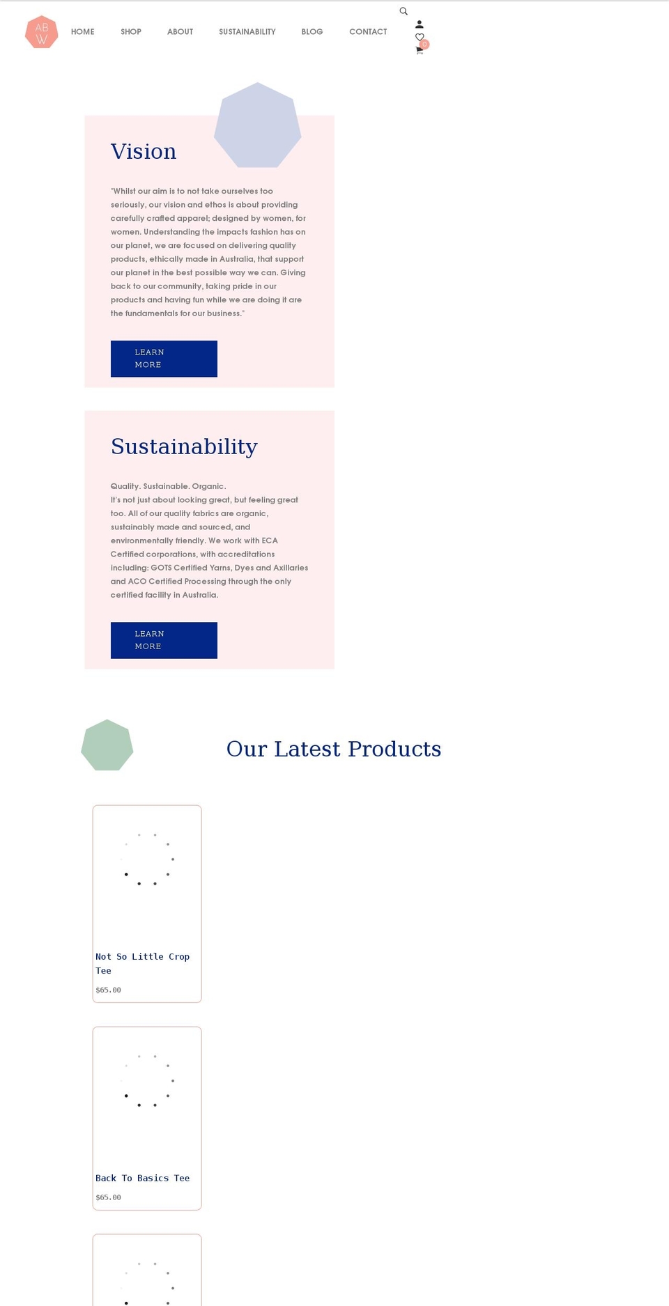 abwolf.com.au shopify website screenshot