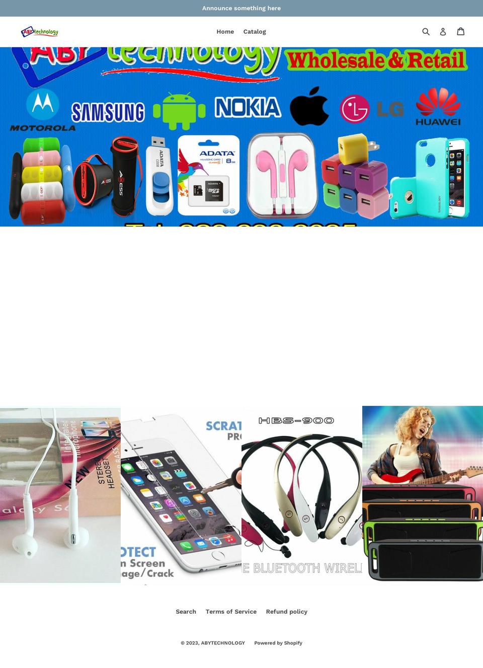 abytechcell.com — Shopify storefront screenshot