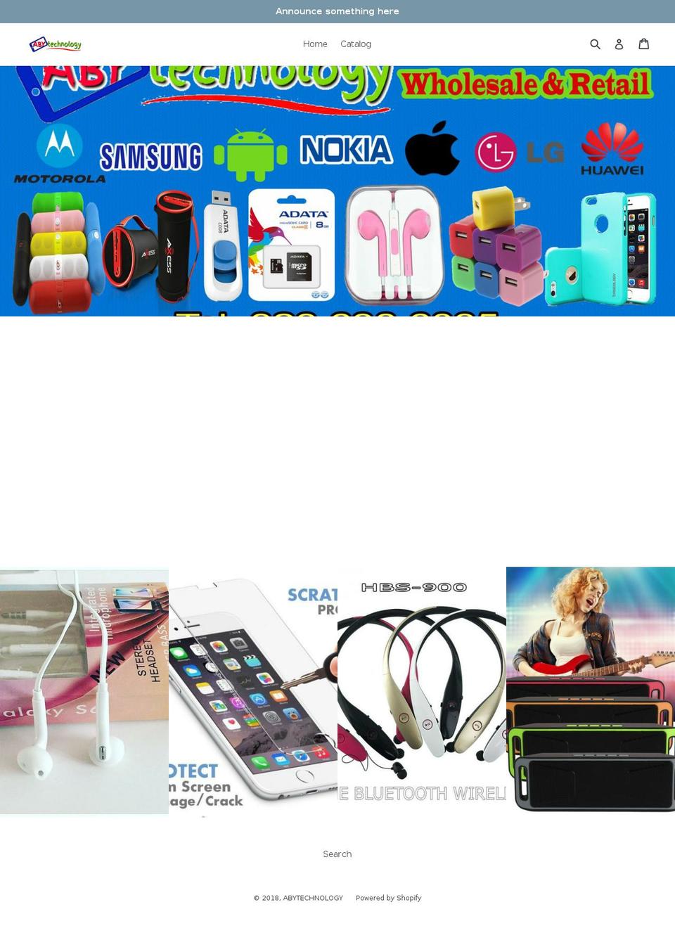 abytechnology.com — Shopify storefront screenshot