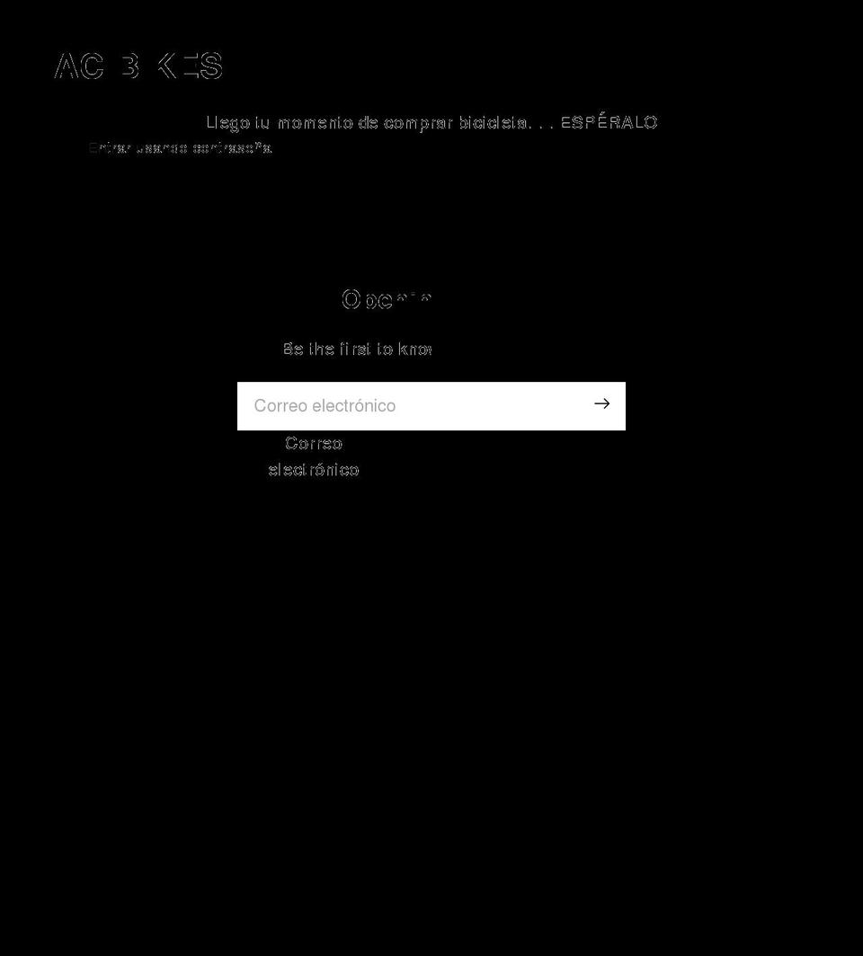 ac-bikes.com shopify website screenshot
