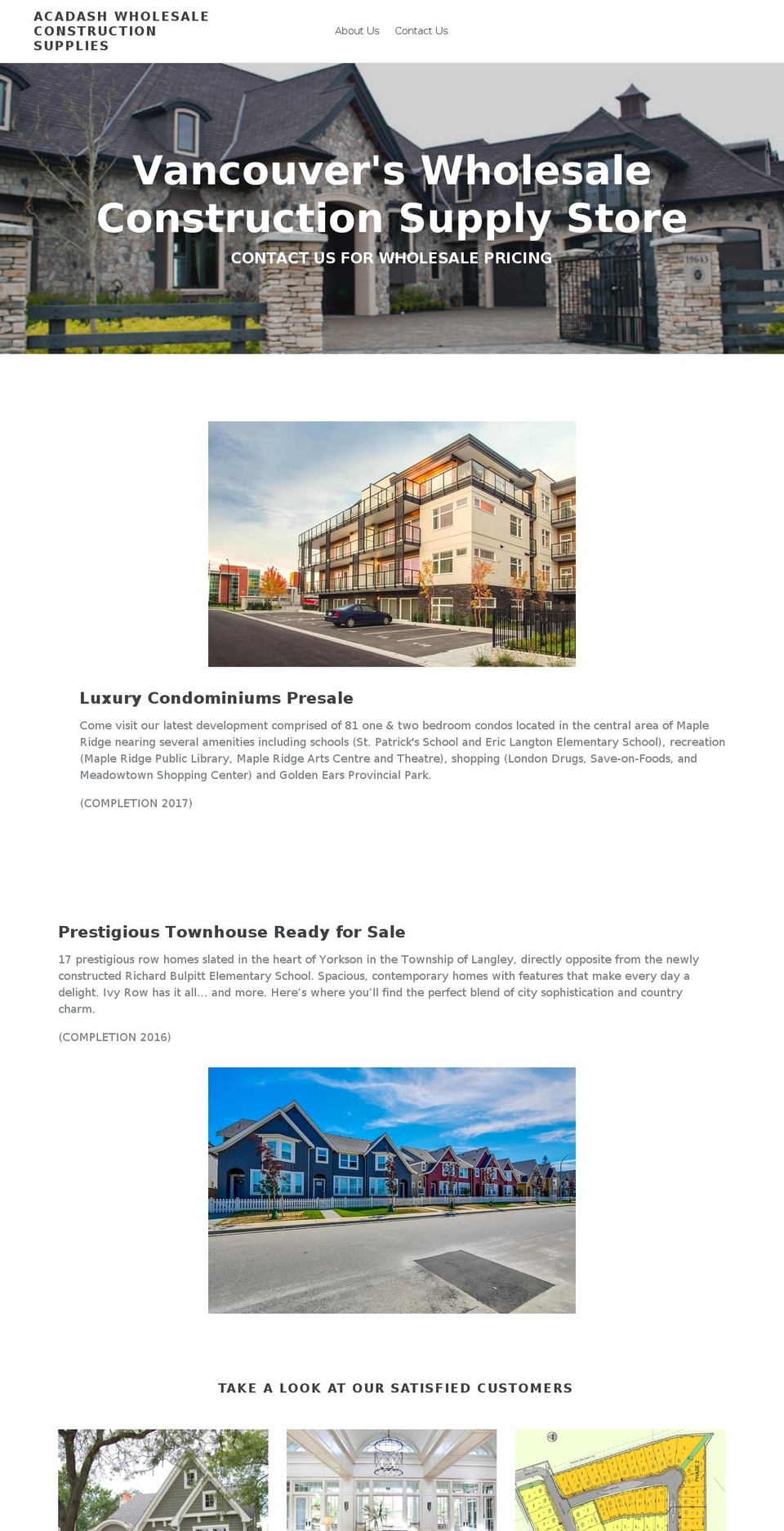 acadash.com shopify website screenshot