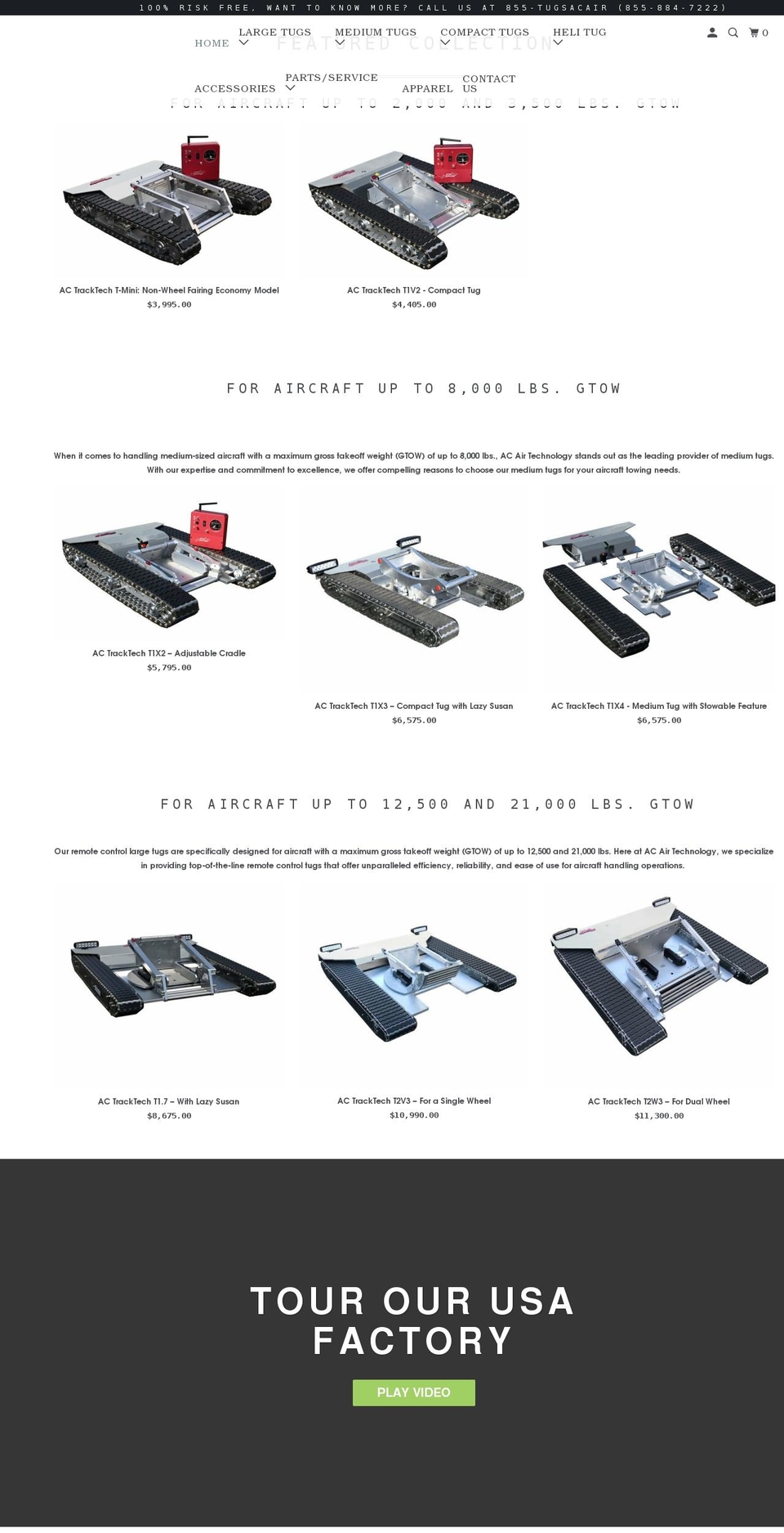 acairtechnology.com shopify website screenshot