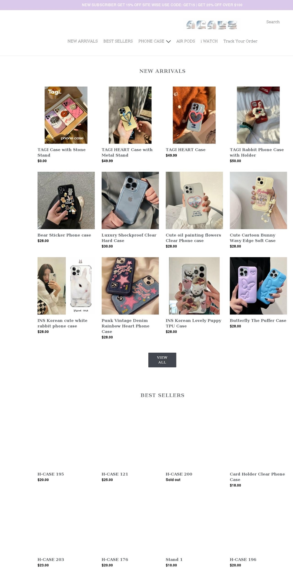 acase.ca shopify website screenshot