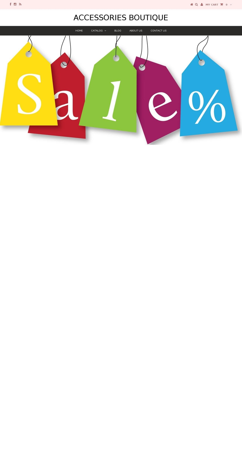 accboutique.com shopify website screenshot