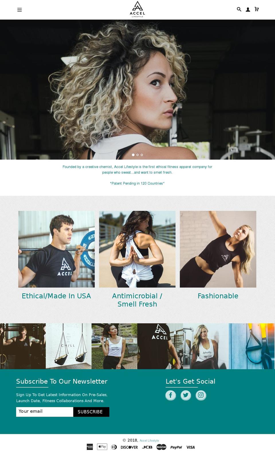 accellifestyle.com shopify website screenshot