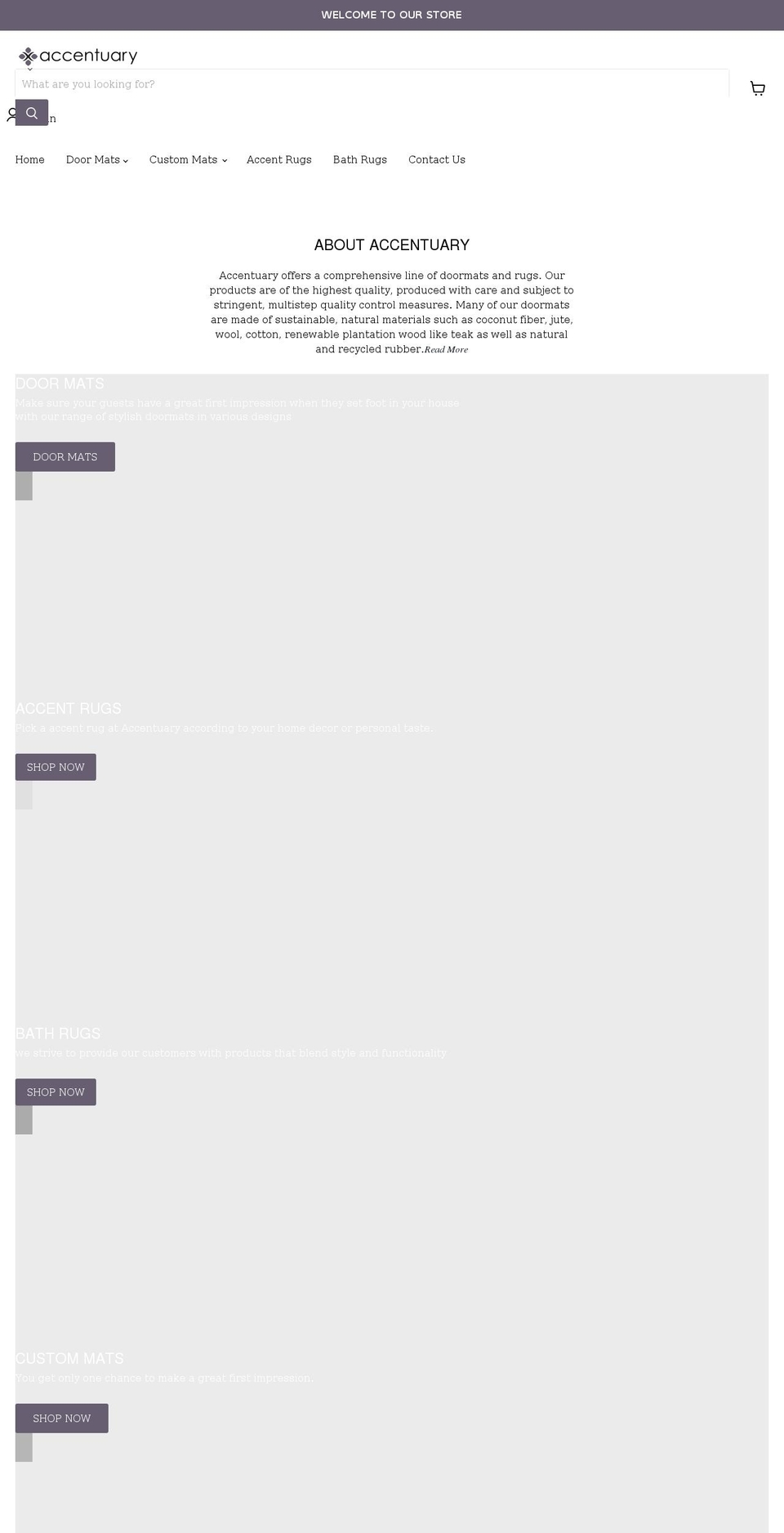 accentuary.com shopify website screenshot