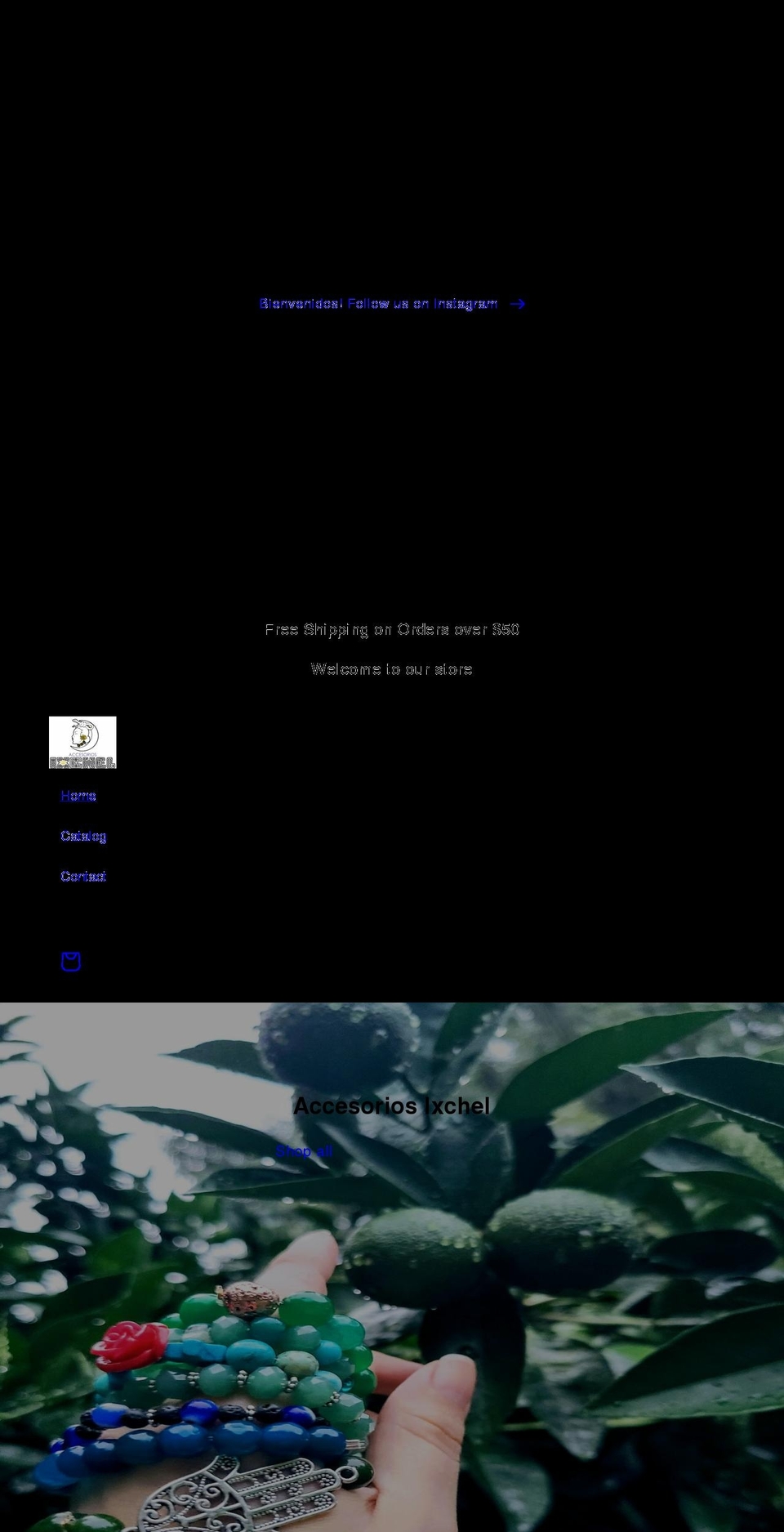 accesoriosixchel.com shopify website screenshot