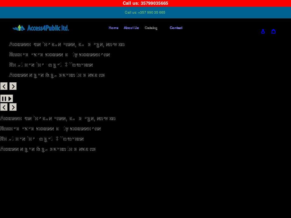 access4public.com shopify website screenshot