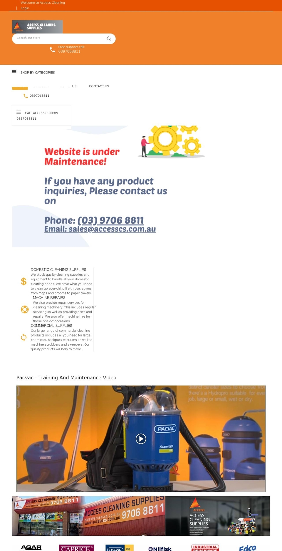 accesscs.com.au shopify website screenshot