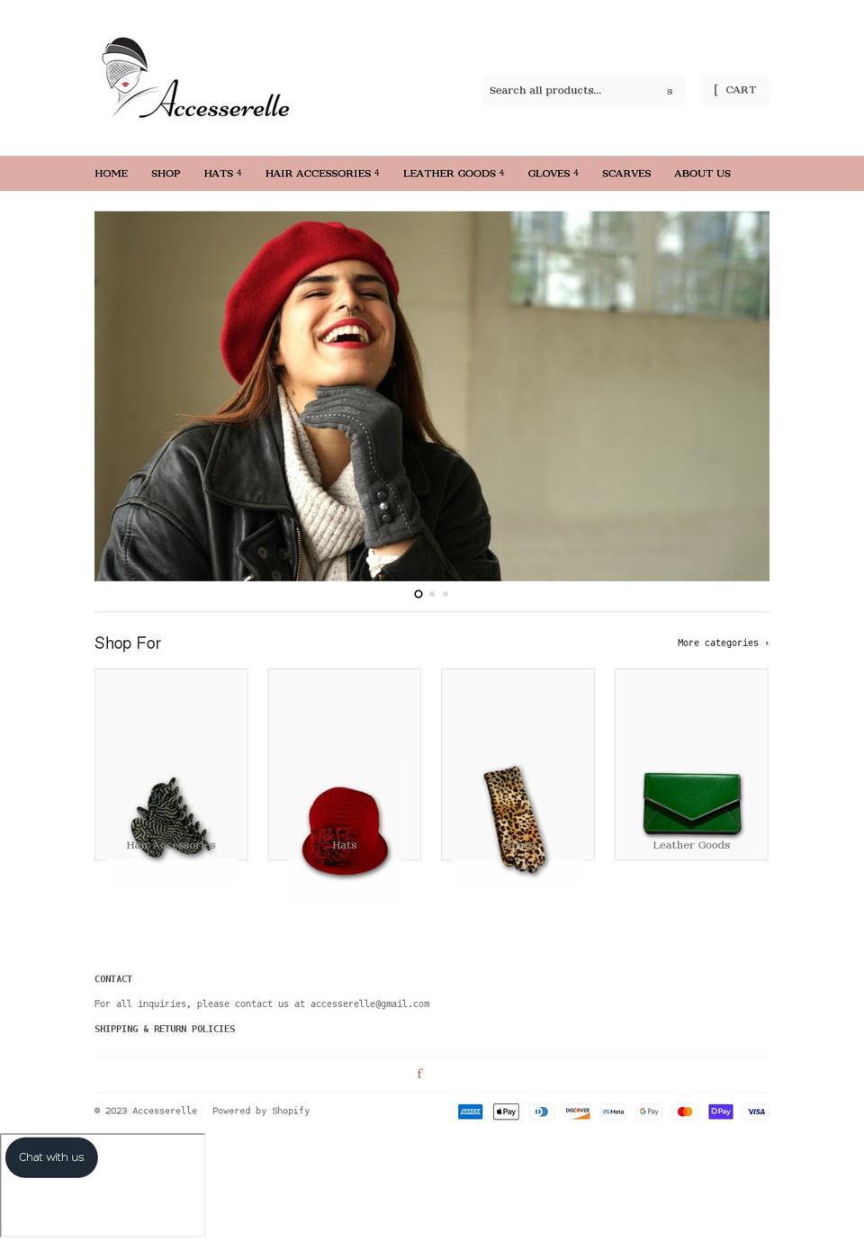 accesserelle.com shopify website screenshot