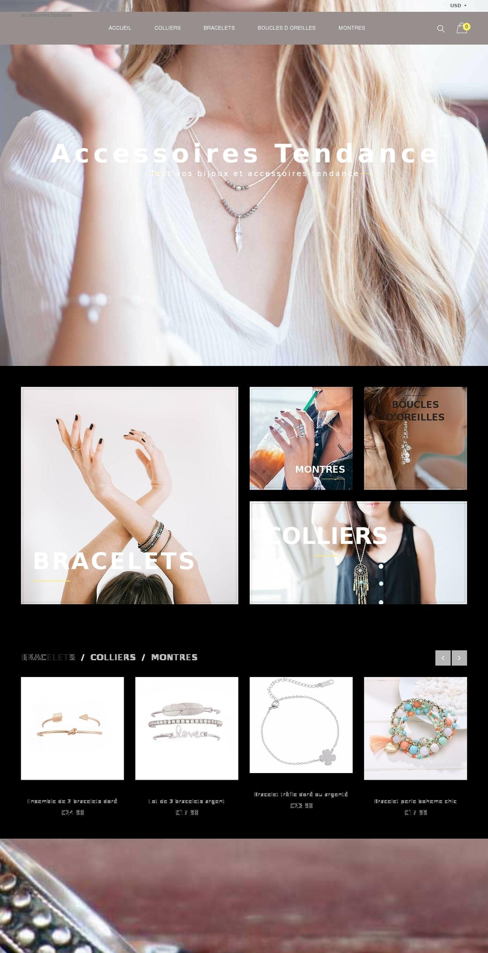 index5 Shopify theme site example accessoiresfantaisie.com