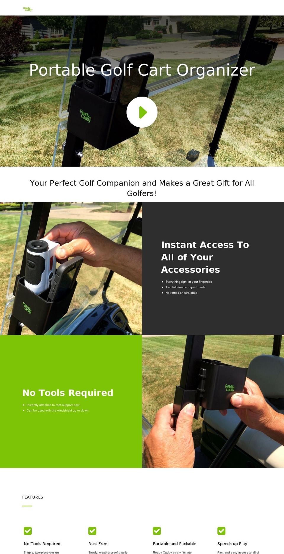 accessoriecaddy.com shopify website screenshot