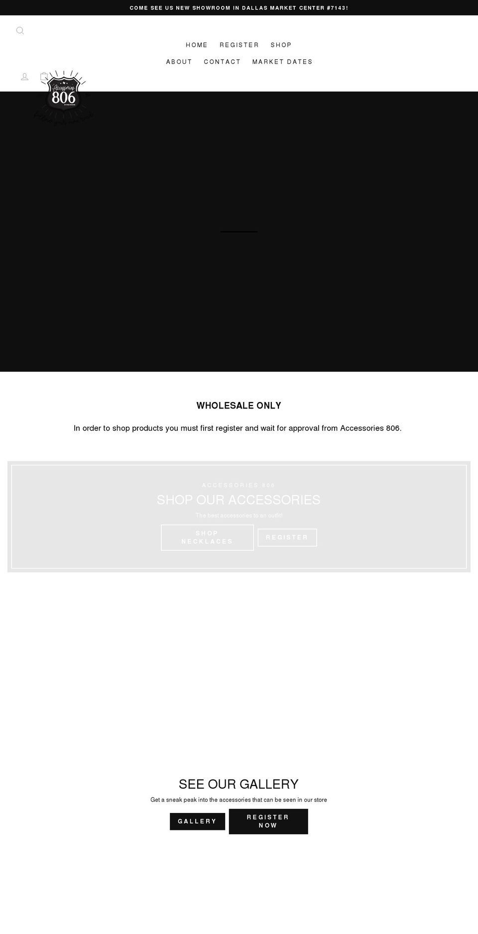 accessories806.com shopify website screenshot