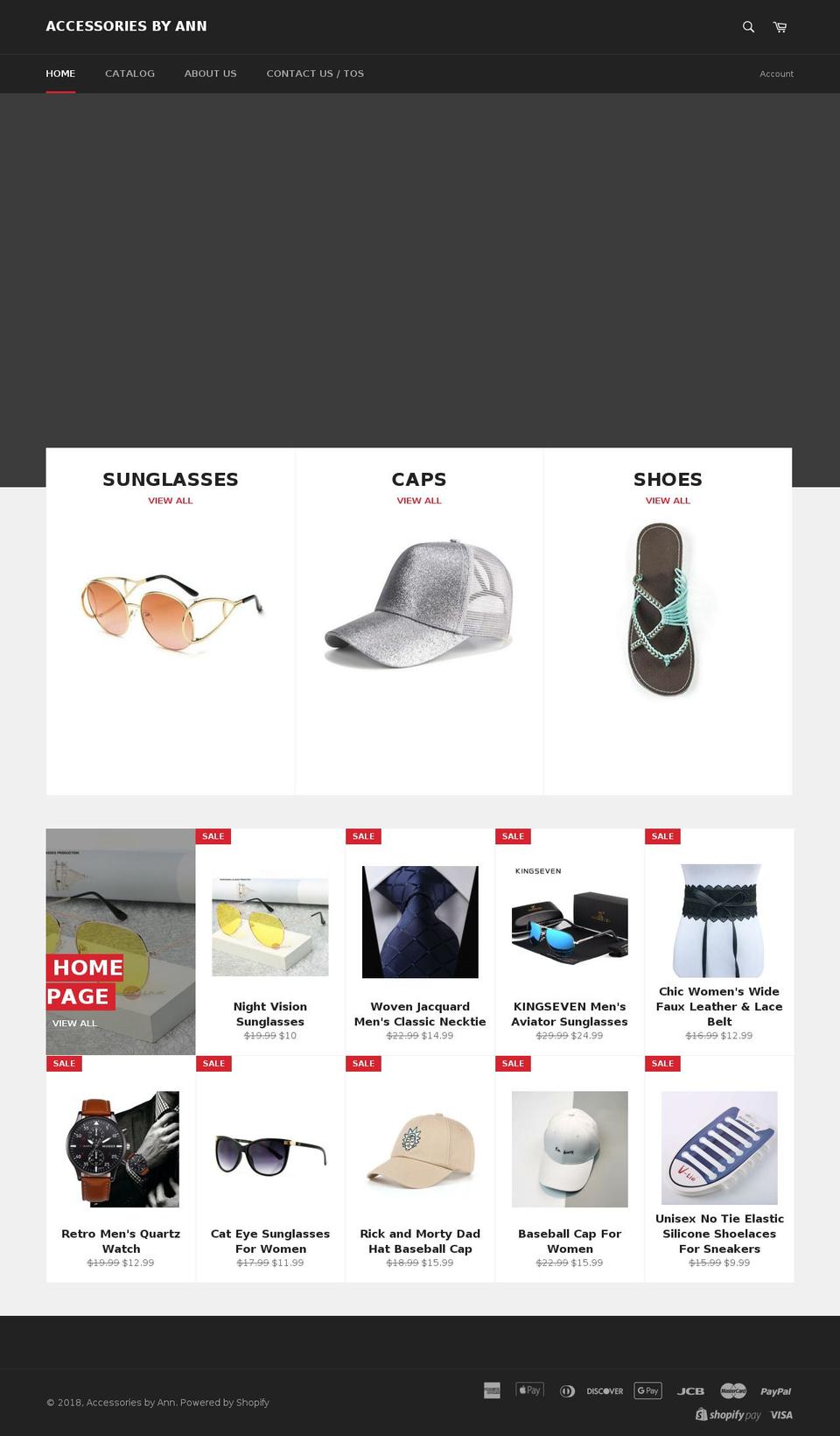 accessoriesbyann.com — Shopify storefront screenshot