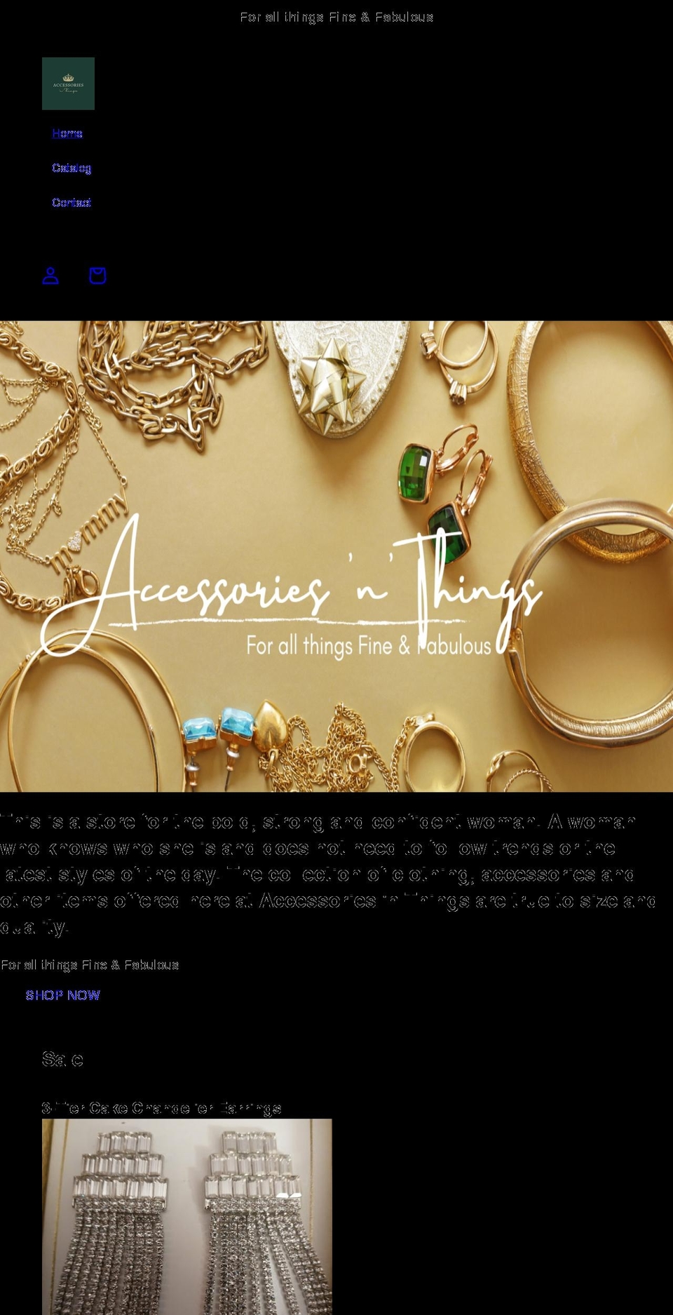 accessoriesnthings.com shopify website screenshot