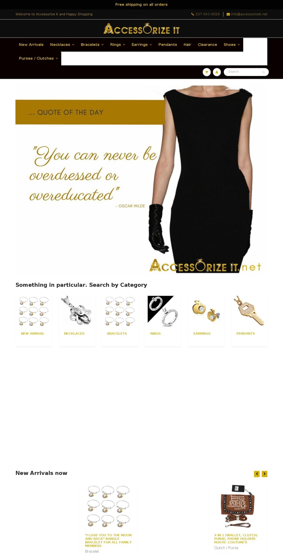 accessorizeit.net shopify website screenshot