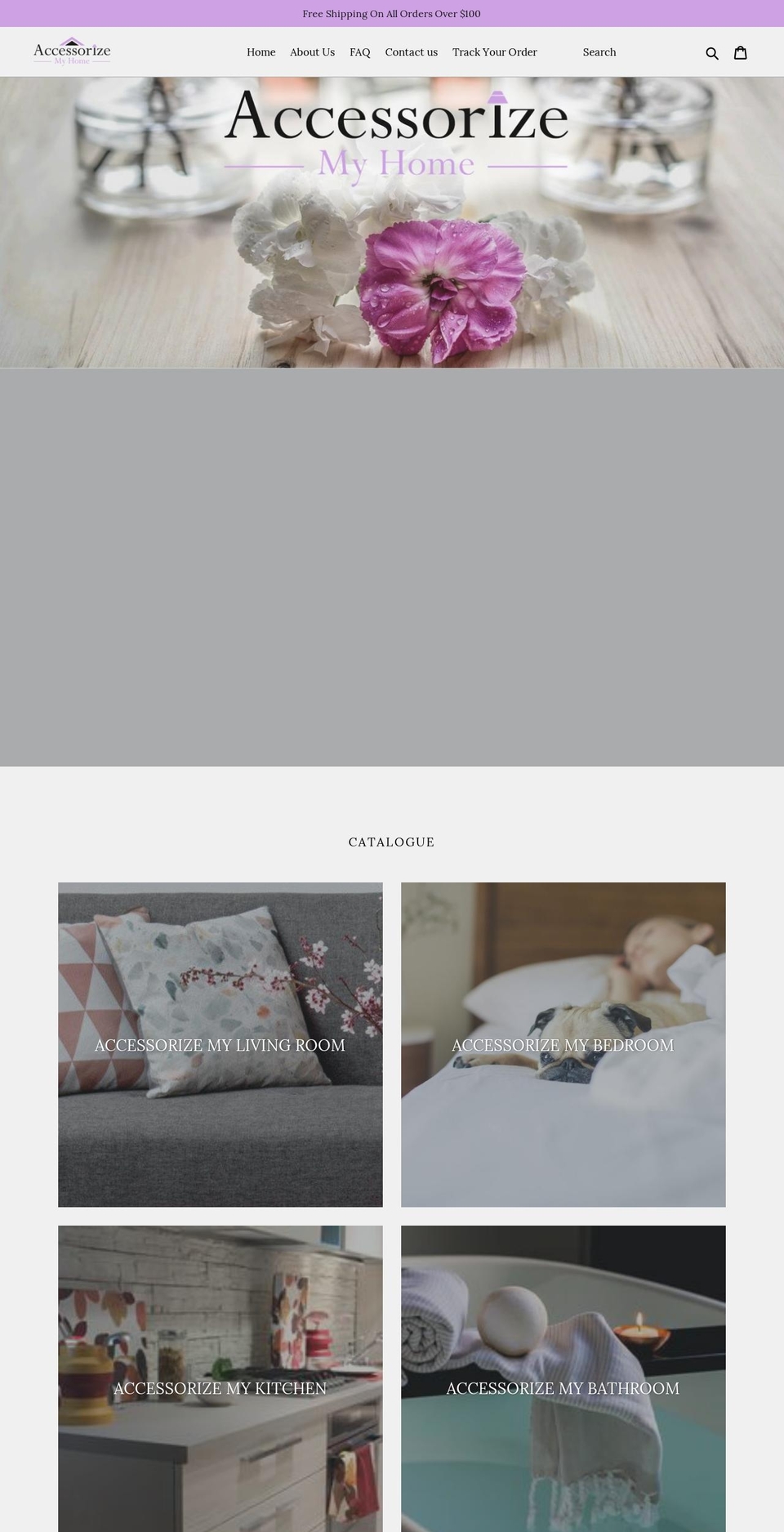 accessorizemyhome.com shopify website screenshot