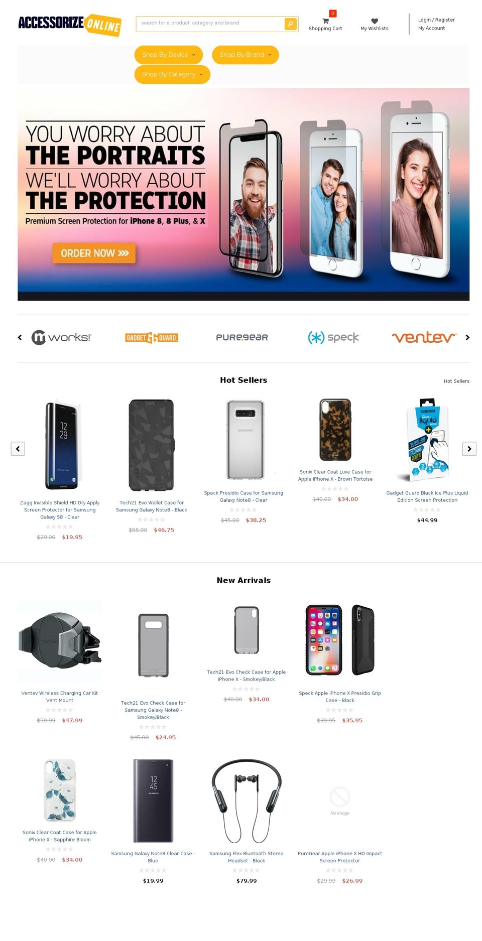 accessorizeonline.com — Shopify storefront screenshot
