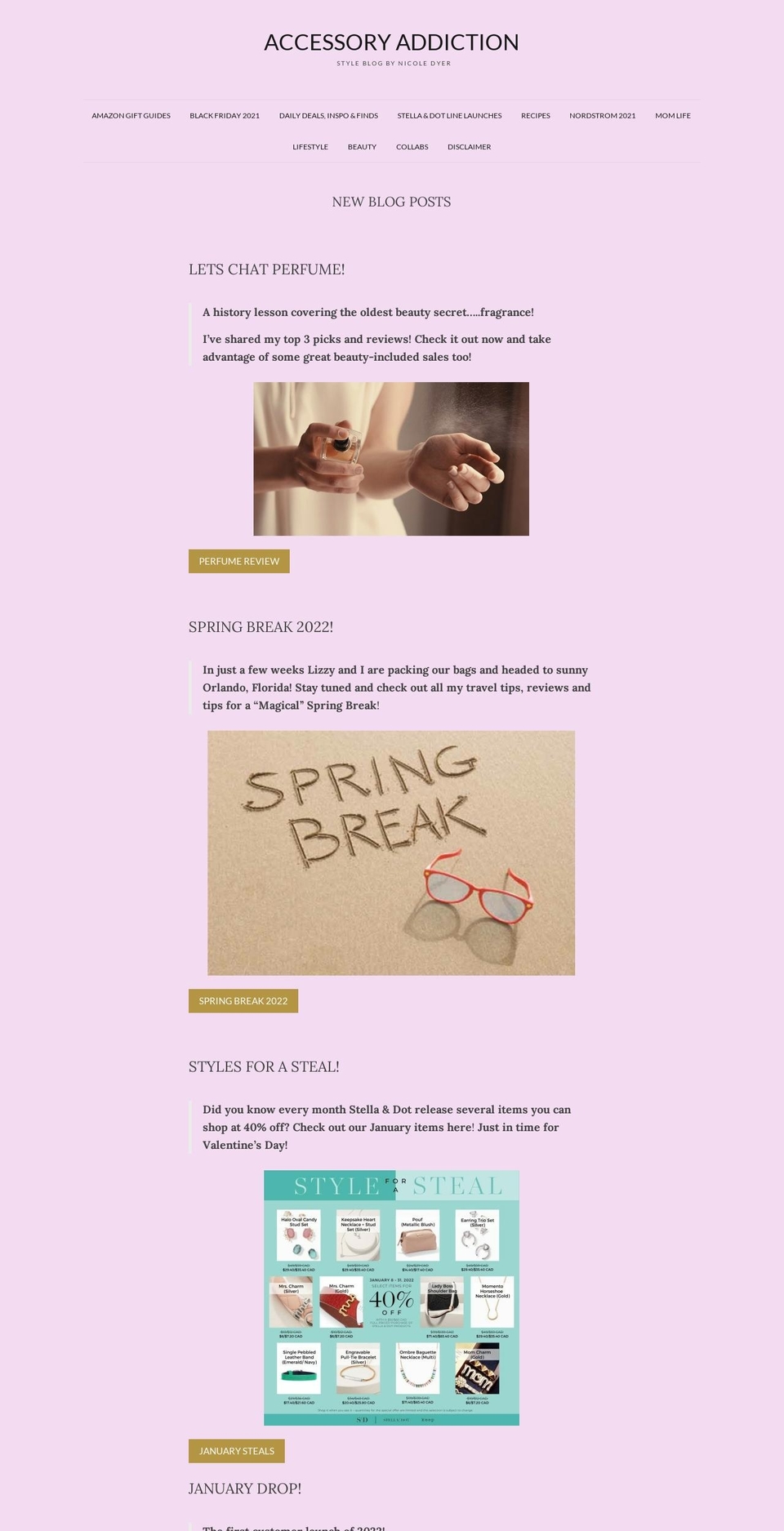 accessory-addiction.com — Shopify storefront screenshot