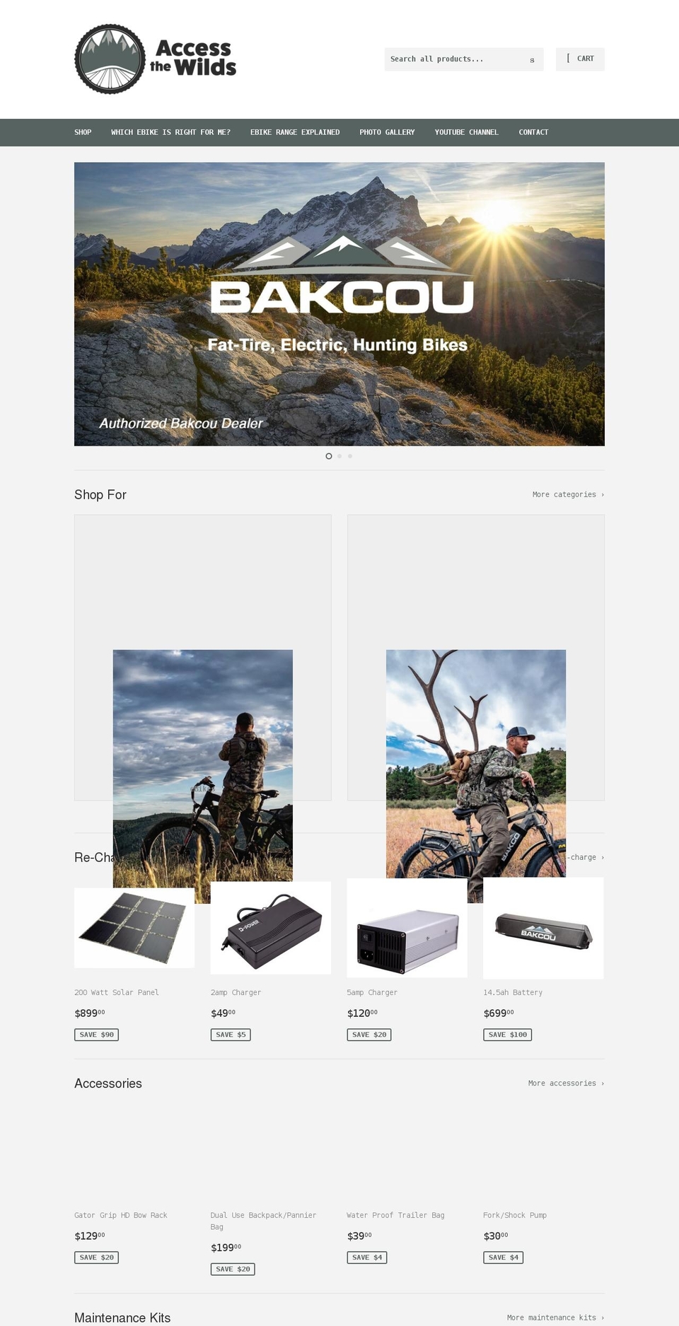 accessthewilds.com shopify website screenshot