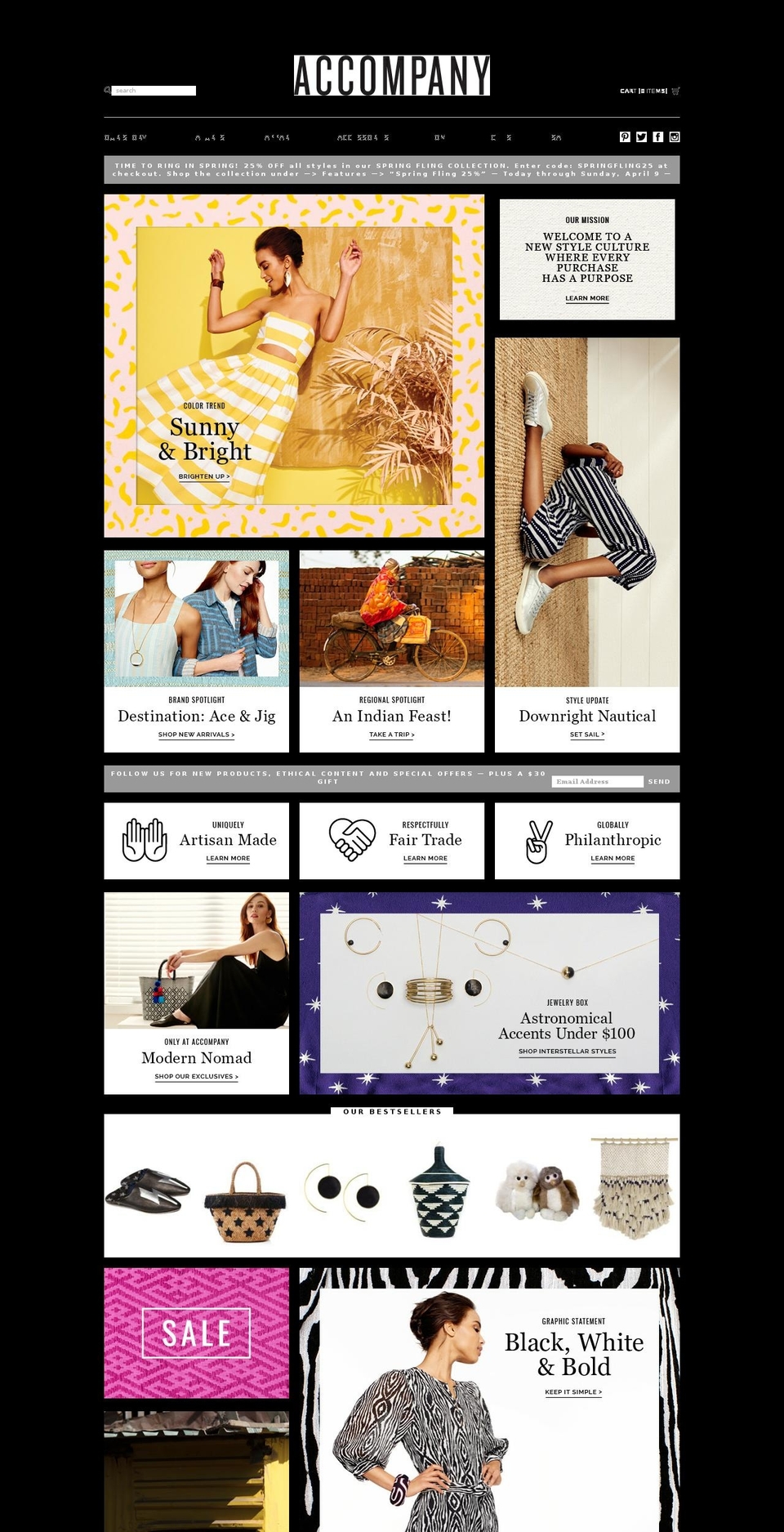 accompany-us.com shopify website screenshot