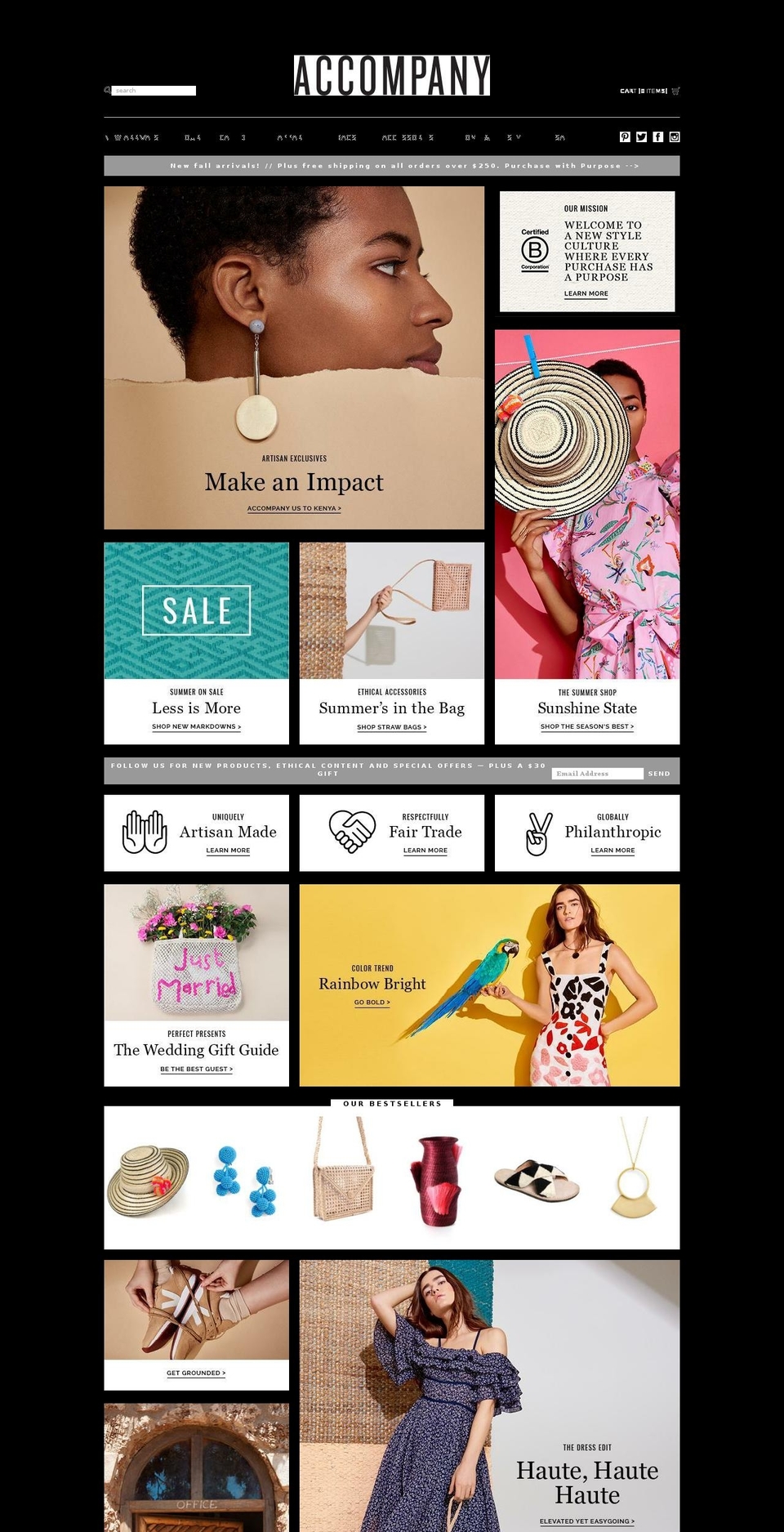 accompanystore.com — Shopify storefront screenshot