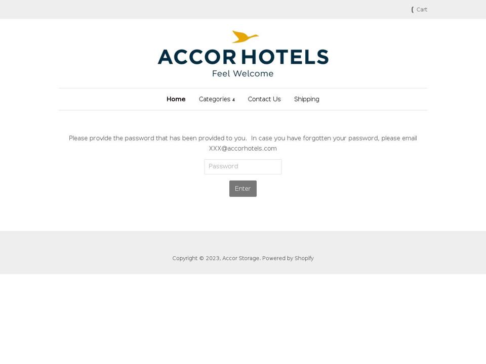 accorstorage.com — Shopify storefront screenshot