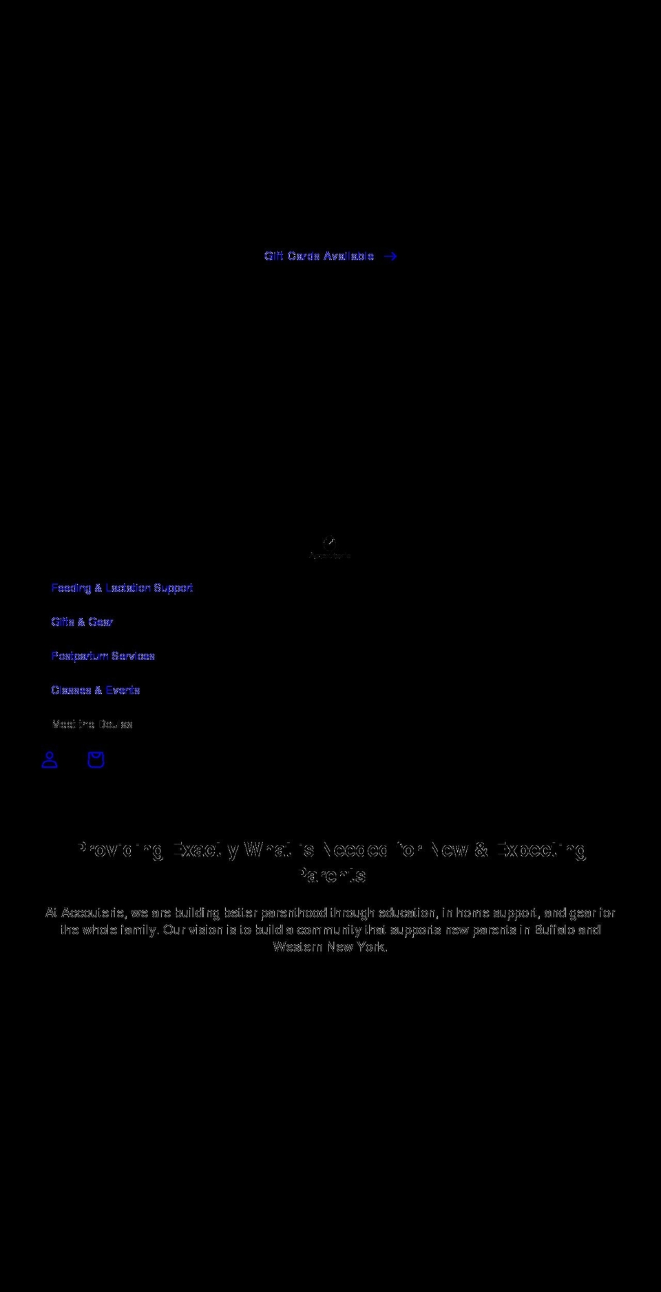 accouterie.com shopify website screenshot