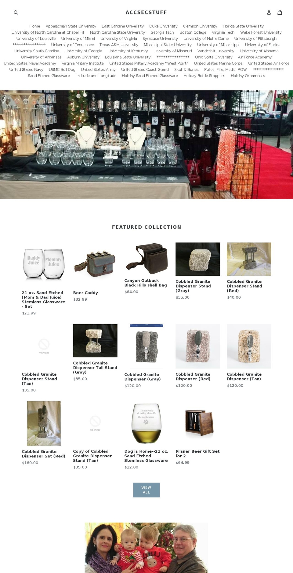 accsecstuff.com — Shopify storefront screenshot
