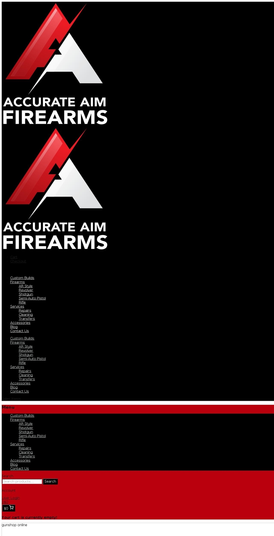 evolve-theme-package-1-0-0 Shopify theme site example accurateaimfirearms.com