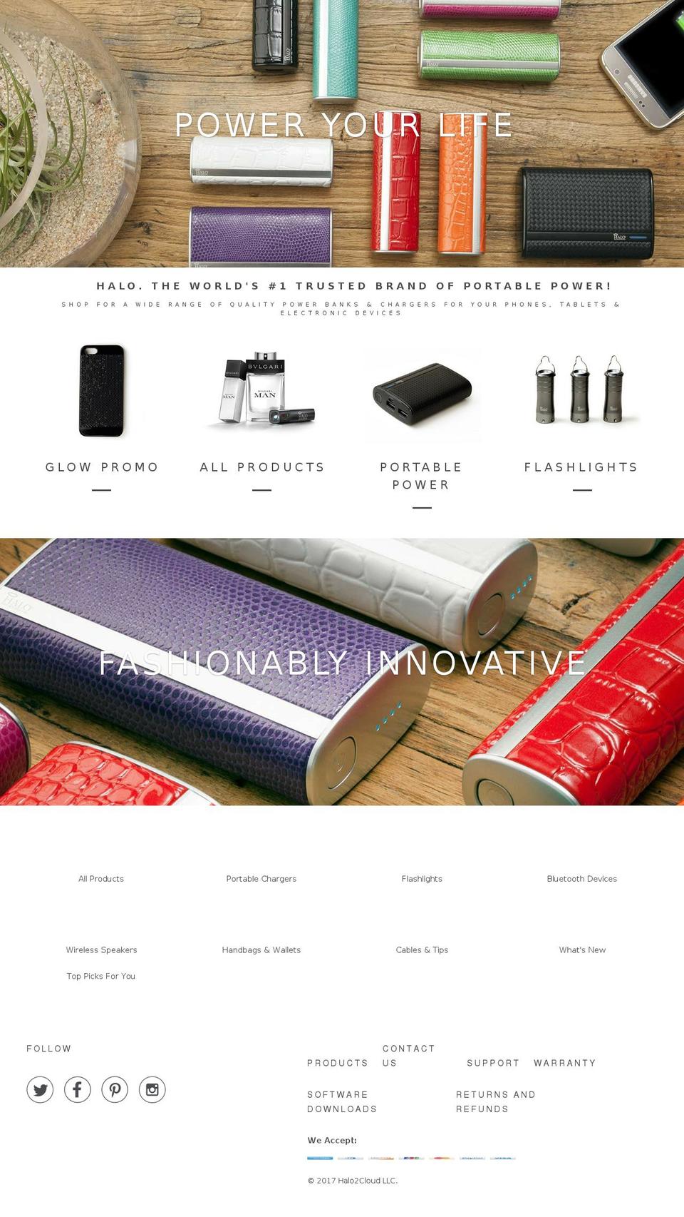 acdchalo.com shopify website screenshot