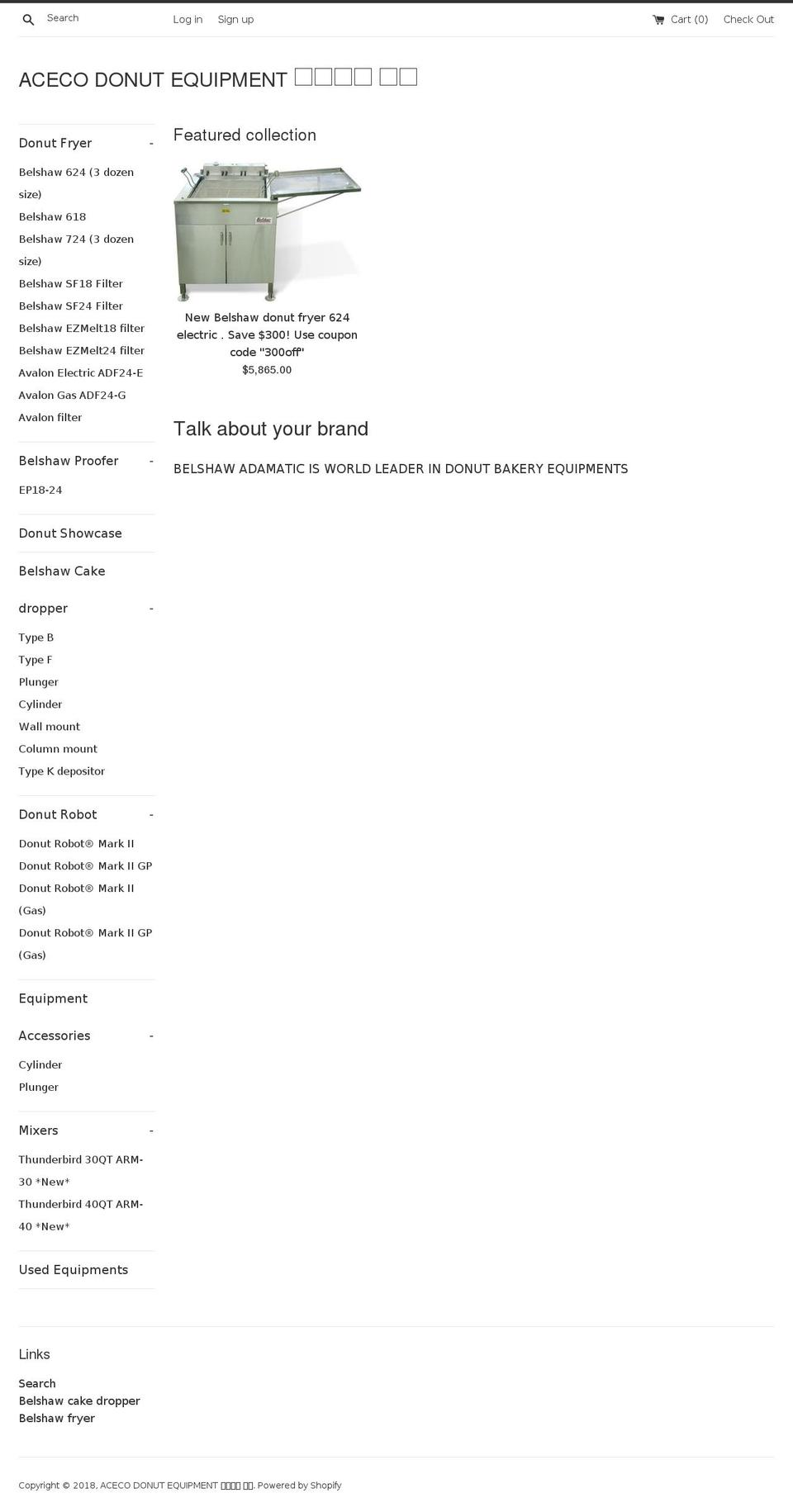 acecomart.com shopify website screenshot