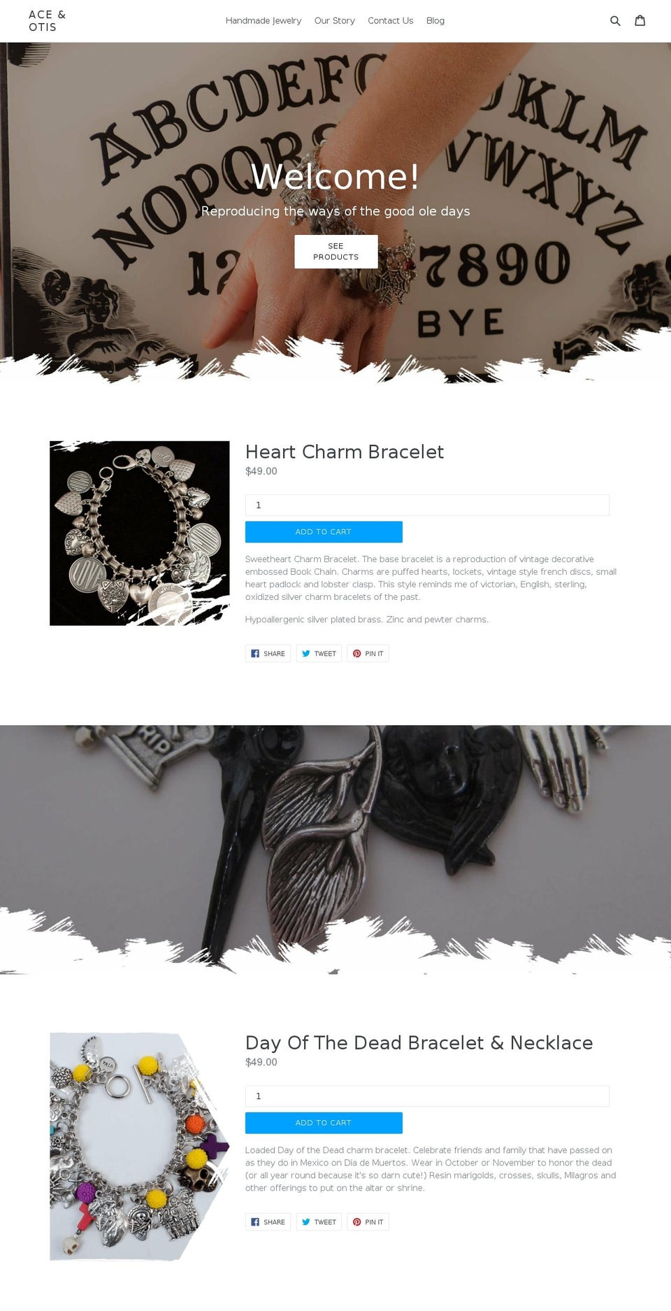 acenotis.com — Shopify storefront screenshot