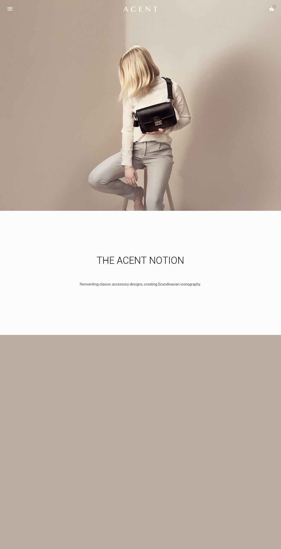 acentcopenhagen.com — Shopify storefront screenshot