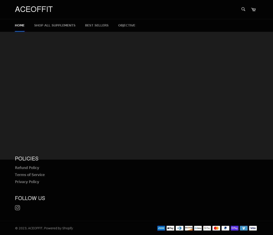 aceoffit.com — Shopify storefront screenshot
