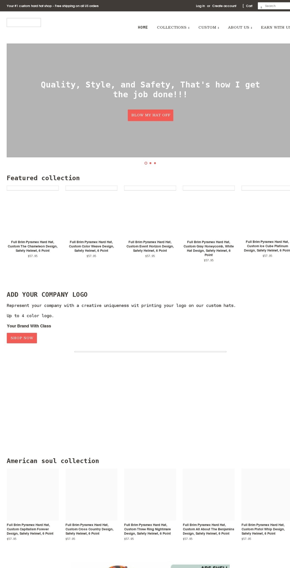acerpalusa.com shopify website screenshot
