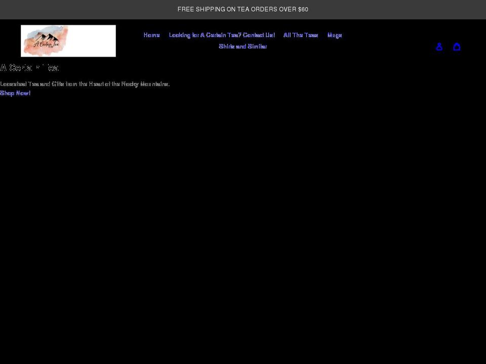 acertaintea.com shopify website screenshot